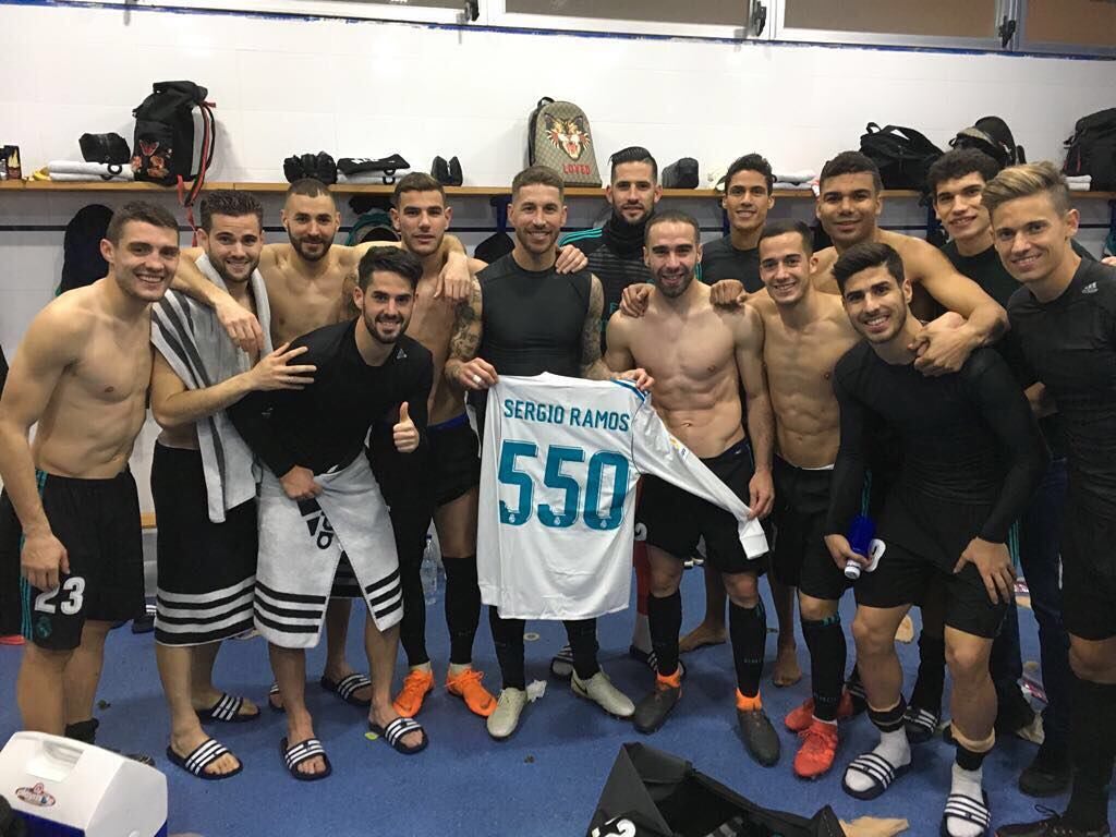سرخیو راموس در دیدار دیشب برابر لگانس به رکورد ۵۵۰ بازی با پیراهن رئال مادرید رسید.